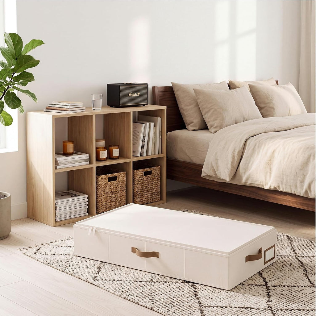 6‑Inch Under‑Bed Storage Bins With Lids