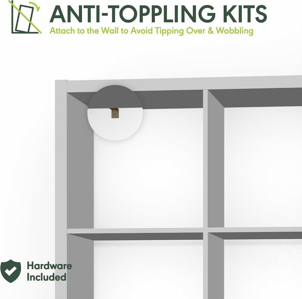 4-Cube Closet Organizers and Storage, White