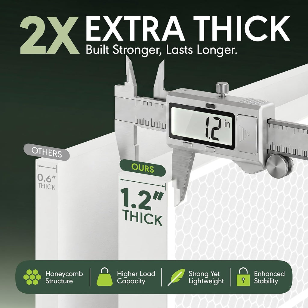 6‑Cube Thick‑Frame Bookshelf