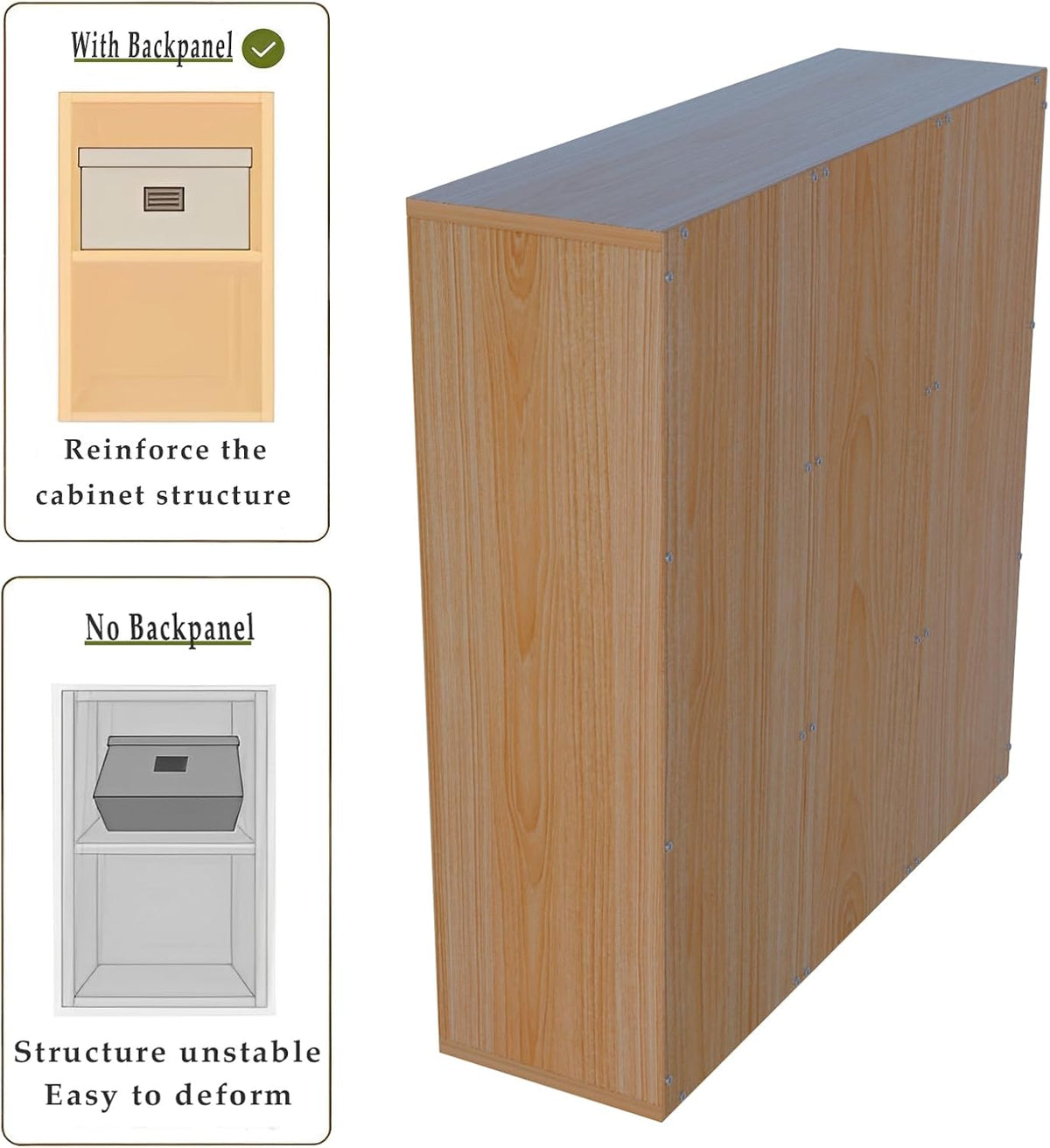 9-Cube Storage Shelf Bookcase, Oak