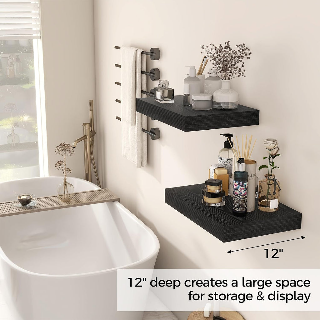 Black 3‑Tier Metal Rolling Cart