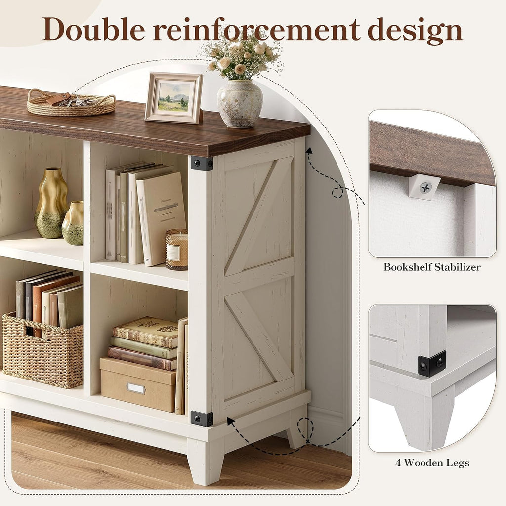 White 8‑Cube Storage Organizer